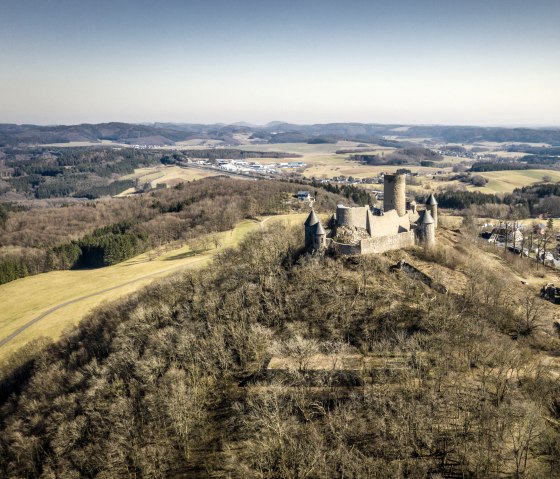Vue sur le château de Nürburg, © Eifel Tourismus GmbH, D. Ketz Vue sur le château de Nürburg, © Eifel Tourismus GmbH, D. Ketz