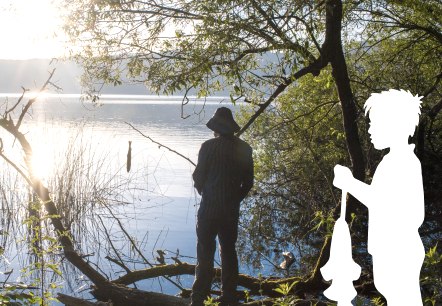 Station 2 - Fischerjunge, © Kappest/Vulkanregion Laacher See Station 2 - Fischerjunge, © Kappest/Vulkanregion Laacher See