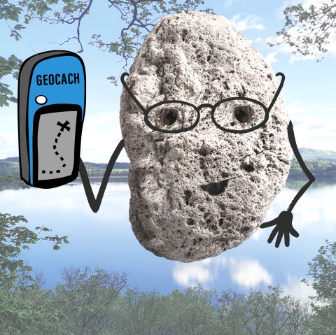 Cachen mit Laachus, © Vulkanregion Laacher See Cachen mit Laachus, © Vulkanregion Laacher See