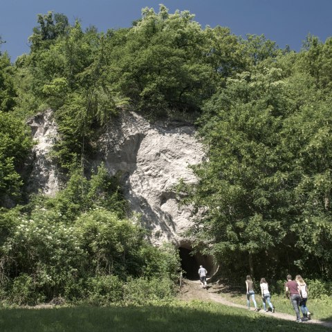 Excursion aux grottes de Trass, © Kappest/Vulkanregion Laacher See Excursion aux grottes de Trass, © Kappest/Vulkanregion Laacher See