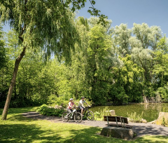Vulkanpark-Radweg, idyllischer Entenweiher bei Plaidt, © Eifel Tourismus GmbH, Dominik Ketz Vulkanpark-Radweg, idyllischer Entenweiher bei Plaidt, © Eifel Tourismus GmbH, Dominik Ketz