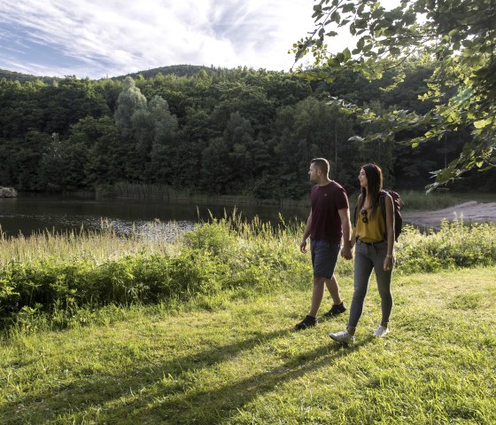 Wanderer, © Kappest/Vulkanregion Laacher See Wanderer, © Kappest/Vulkanregion Laacher See