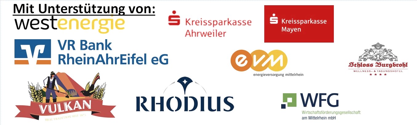 Sponsoren Nacht der Vulkane, © Vulkanregion Laacher See Sponsoren Nacht der Vulkane, © Vulkanregion Laacher See