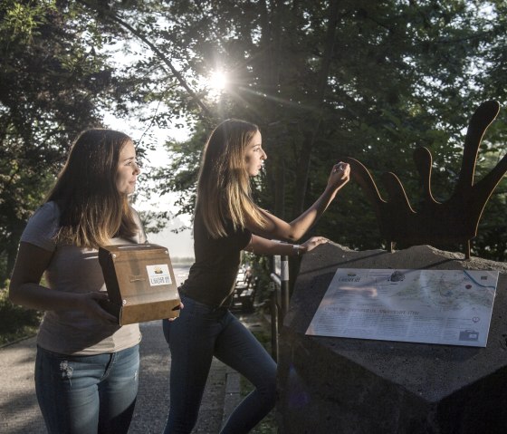 1. Station - Infotafel, © Kappest/Vulkanregion Laacher See 1. Station - Infotafel, © Kappest/Vulkanregion Laacher See