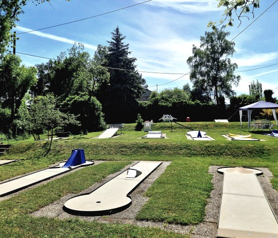 Minigolfanlage am Hotel HANSA Mendig, © A. Rueber Minigolfanlage am Hotel HANSA Mendig, © A. Rueber