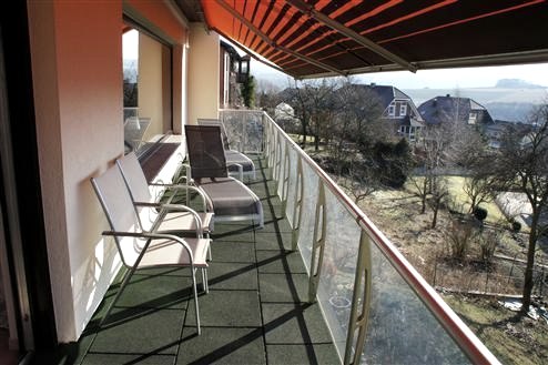 Vakantie appartement Eifelblick balkon