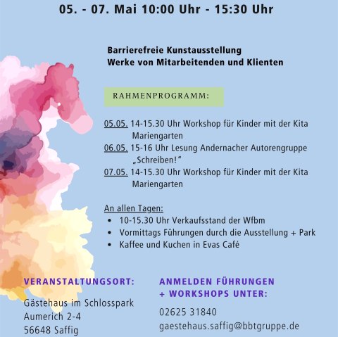 Flyer, &copy; G&auml;stehaus im Schlosspark