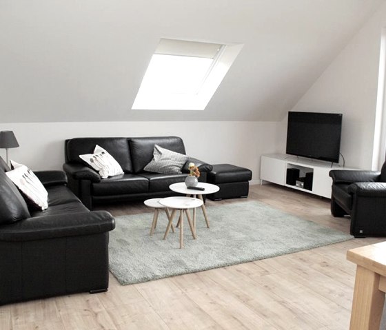 Panoramisch uitzicht woonkamer
