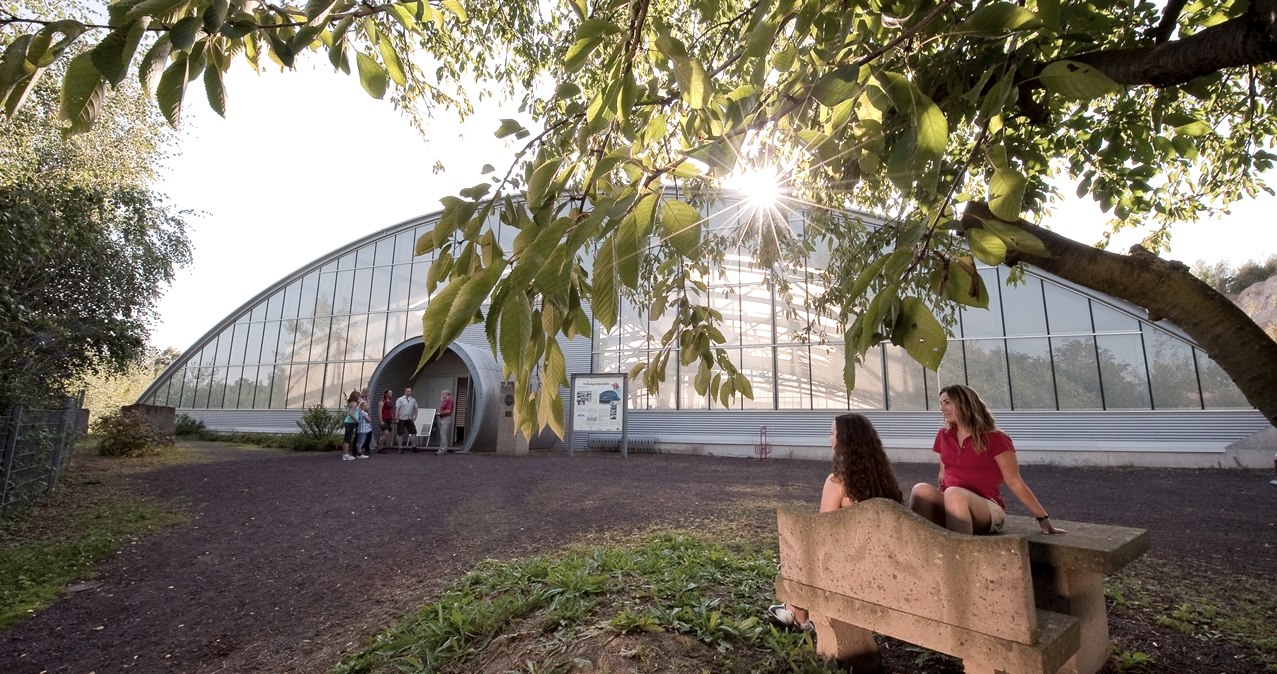 Au&szlig;enansicht R&ouml;merbergwerk Meurin, &copy; Vulkanpark GmbH, Klaus-Peter Kappest