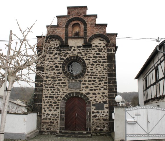 Synagoge Saffig - Frontansicht, &copy; VG Pellenz/Chagas da Silva