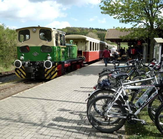 Vulkan-Expre&szlig; am Bahnhof Engeln, &copy; Michael Hergarten