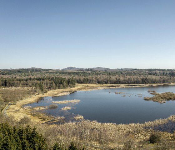 De Jungferweiher bij Ulmen op de Eifel Vulkaan Fietsroute, © Eifel Tourismus GmbH, D. Ketz