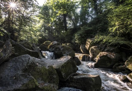 Kaskaden der Nette im Rauscherpark, © Kappest/Vulkanregion Laacher See