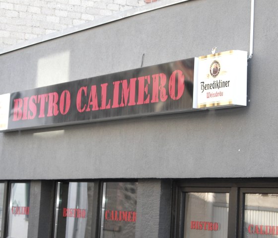 Schriftzug Bistro Calimero, &copy; VG Pellenz/Chagas da Silva