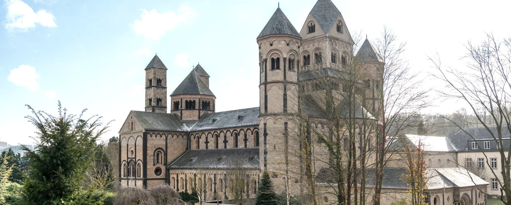 Abteikirche Maria Laach, Au&szlig;enansicht, &copy; Eifel Tourismus GmbH, D. Ketz