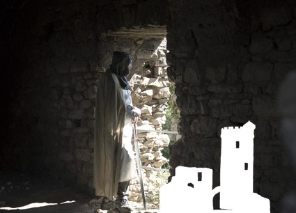 Station 6 - Gem&auml;uer der Burg Olbr&uuml;ck, &copy; Kappest/Vulkanregion Laacher See