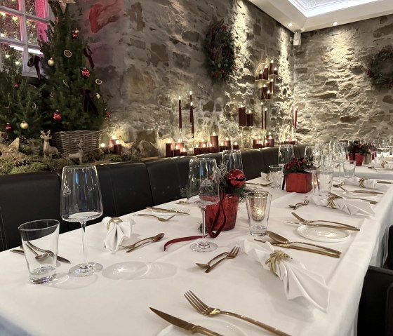 Weihnachten im Restaurant, &copy; Schloss Burgbrohl GmbH