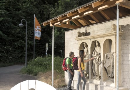 Station 11 - Nischengrab, © Kappest/Vulkanregion Laacher See