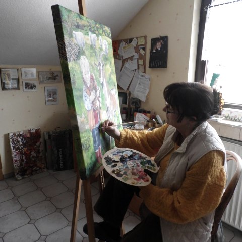 Künstlerin, © Christel Lenzgen