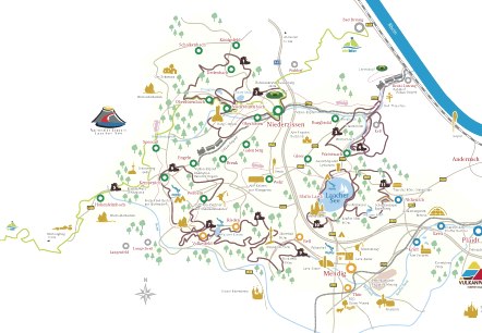 Karte Ferienregion Laacher See, &copy; Vulkanregion Laacher See