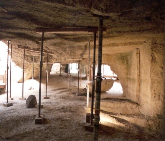 Roman mine - view into the tunnels, &copy; VG Pellenz/Brinkmann