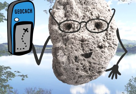 Cachen mit Laachus, © Vulkanregion Laacher See