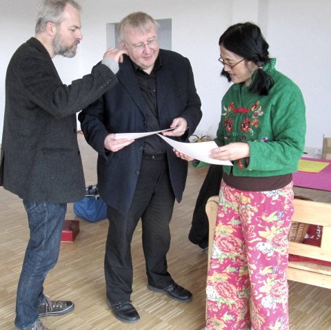Yingmei Duan im Gespräch, © Karin Meiner