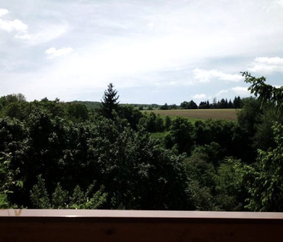 Blick vom Balkon, &copy; Landgasthaus Rotbrust