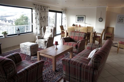 Vakantie appartement Eifelblick Woonkamer