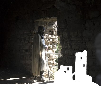 Station 6 - Gem&auml;uer der Burg Olbr&uuml;ck, &copy; Kappest/Vulkanregion Laacher See