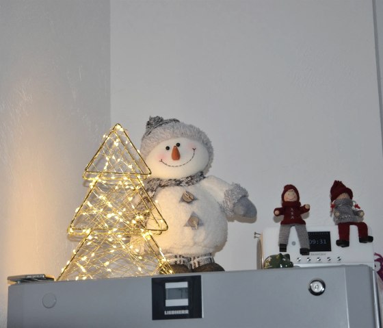 Winter-Deko Fr&uuml;hst&uuml;cksraum