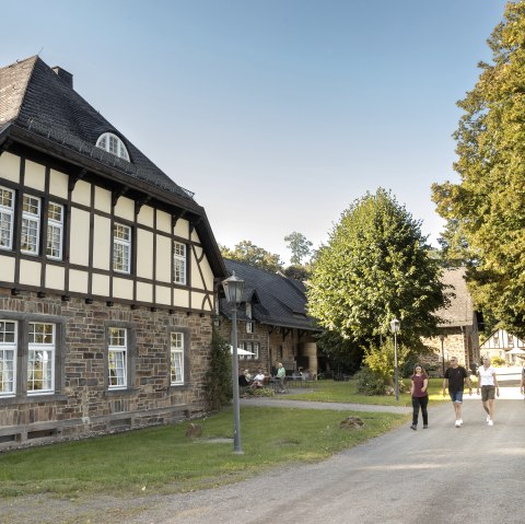 Wandelaars op het boslandgoed Schirmau, &copy; Vulkanregion Laacher See, Jan-Gerrit Baumann