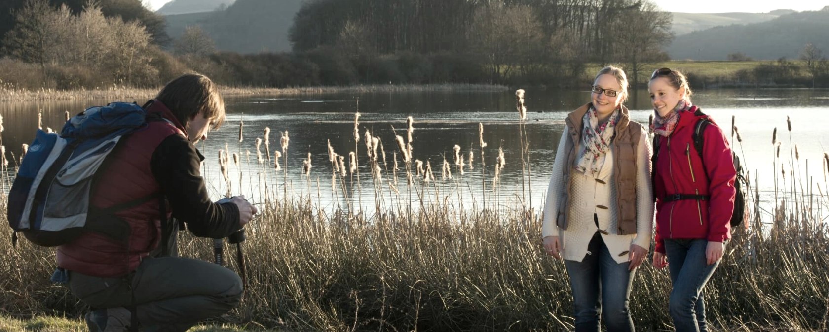 Rodder Maar mit Sicht auf Burg Olbr&uuml;ck, &copy; VG Brohltal