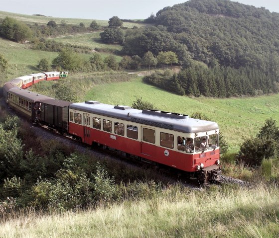 Reizen met de Vulkan-Express, © TI Vulkanregion Laacher See