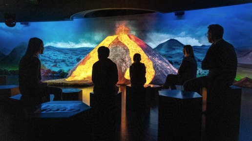 Vulkanausbruch im Lava-Dome, &copy; Eifel Tourismus GmbH, D. Ketz