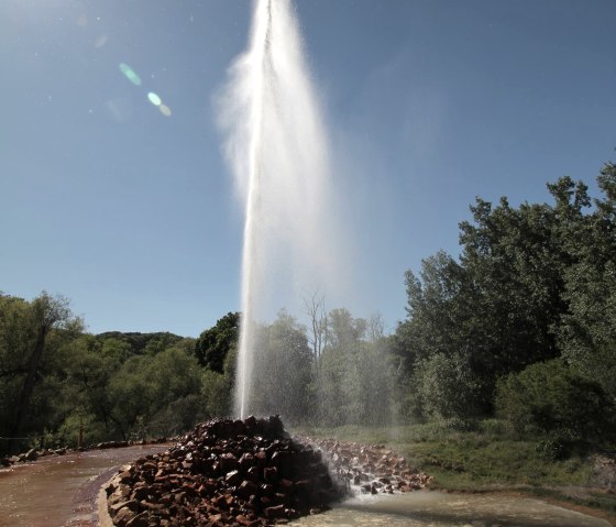 H&ouml;chster Kaltwassergysir der Welt in Andernach, &copy; Heerbert Birnberg