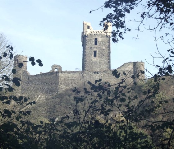 Gesamtansicht der Burgruine Wernerseck, &copy; VG Pellenz/Manea