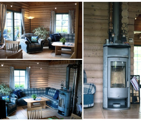 Wohnzimmer, &copy; Blockhaus am Waldsee Rieden