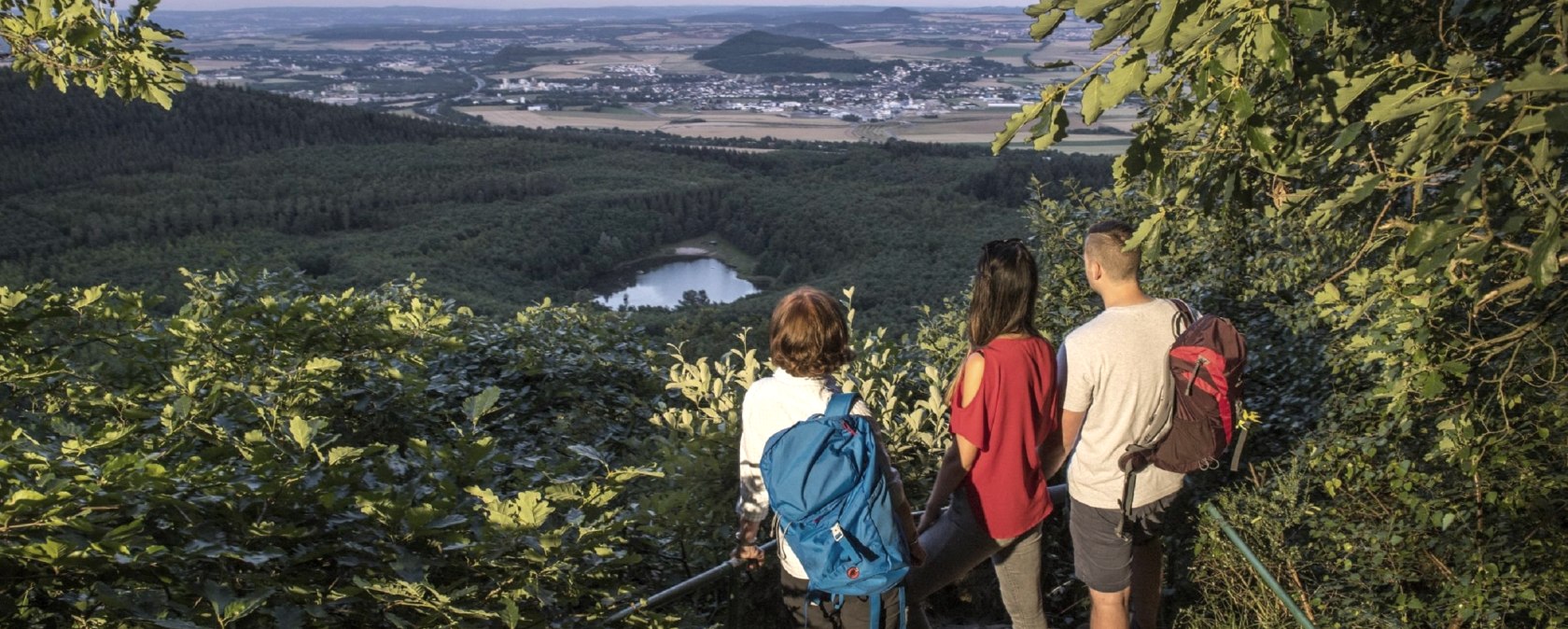 Blick von der Teufelskanzel, &copy; Vulanregion Laacher See/Kappest