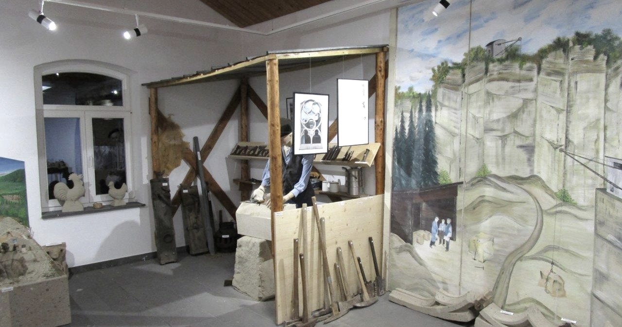 Tufa Museum binnen, © Heimatfreunde Weibern