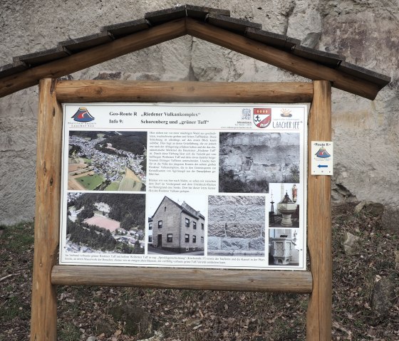 Panneau d'information - Geopfad Rieden, © VG Mendig/Neideck