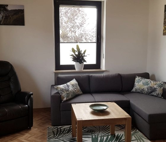 Wohnzimmer, in der großen Ferienwohnung