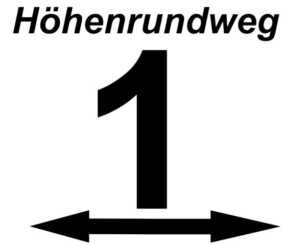 Markierungszeichen H&ouml;henrundweg, &copy; Maria Laach