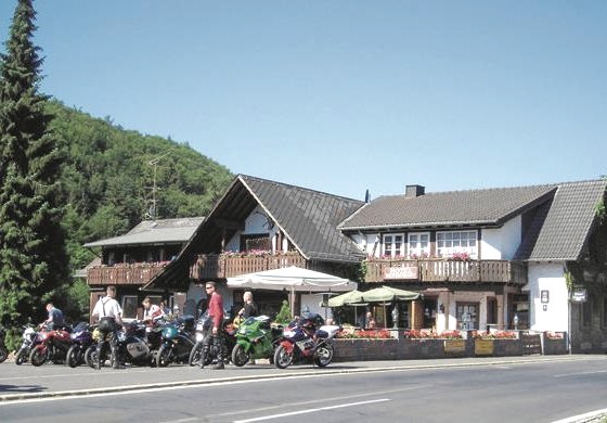 Huis uitzicht Forsthaus Schlich