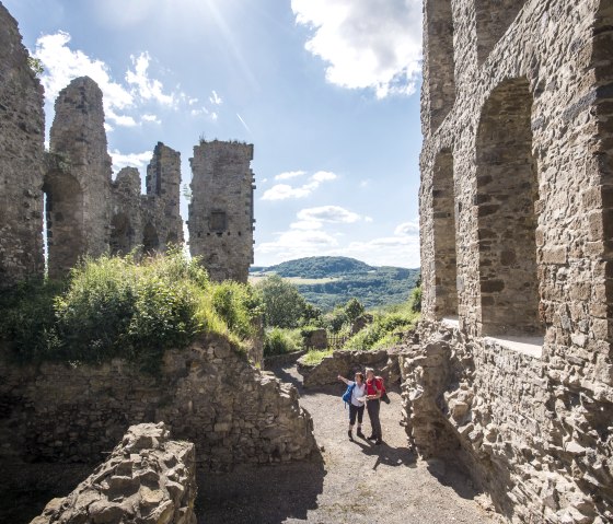 Olbrück Castle ruins, © Kappest/Vulkanregion Laacher See