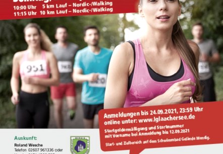 Einladung Volkslauf "Rund um den Laacher See", &copy; LG Laacher See