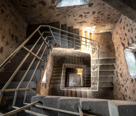 Treppenhaus im Lydiaturm, &copy; Eifel Tourismus GmbH, D. Ketz