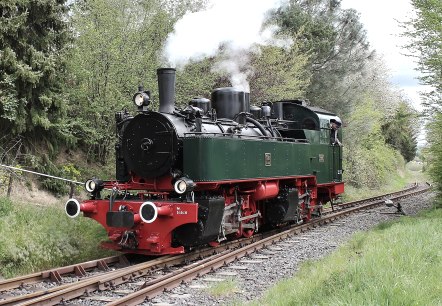 Station 5 - Dampflok des Vulkan-Expreß, © Heike Haas