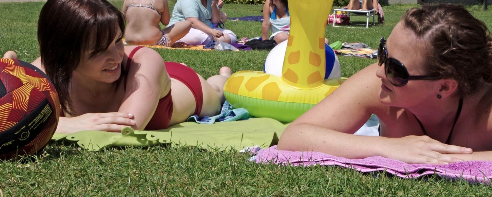 Entspannen im Freibad, &copy; Wolfgang Pape/VG Pellenz