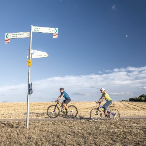 Circuit de v&eacute;lo Nette-Obst - chemin entre Saffig et Ketting, &copy; Vulkanregion Laacher See, Klaus-Peter Kappest
